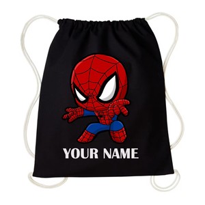 Zaino in cotone <span class=keywords><strong>Marvel</strong></span> <span class=keywords><strong>Spiderman</strong></span> per bambini, borsa da scuola leggera per nuoto, spiaggia, palestra - Product Image 1