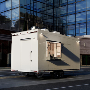 Camion mobile multifonctionnel de location de remorque de nourriture de la Chine Australie à vendre OEM de camion de nourriture d'acier inoxydable - Product Image 6