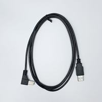Kabel Printer USB 2.0 Custom Sudut Kanan USB A Male ke USB B Male 90 Derajat untuk Printer, Scanner, Mesin Kasir