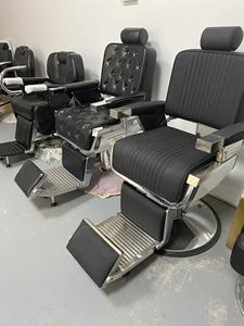 Fauteuil <span class=keywords><strong>de</strong></span> barbier classique moderne noir avec pompe hydraulique, fauteuil <span class=keywords><strong>de</strong></span> <span class=keywords><strong>coiffure</strong></span> inclinable <span class=keywords><strong>de</strong></span> luxe, vente en gros pour salons <span class=keywords><strong>de</strong></span> <span class=keywords><strong>coiffure</strong></span>, durable - Product Image 4