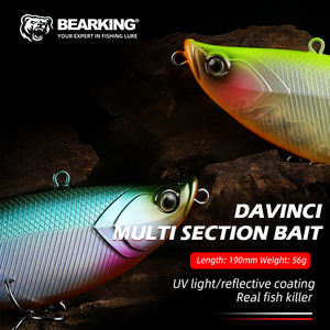 Bearking Official Store 19cm 56g Leurres de Pêche Flottants Popper Jerkbait <span class=keywords><strong>Bass</strong></span> UV Light Reflective Coating 15 ColorsPike and <span class=keywords><strong>Bass</strong></span> - Product Image 2