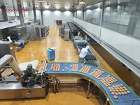Ligne de production automatique d'hamburgers Machine de traitement des aliments pour boulangerie