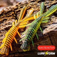 Leurre souple TPE LureStorm 5cm/6cm/7cm en forme de crevette pour la pêche en eau douce/salée et en rivière, ciblant le brochet, le brochet blanc et les poissons d'eau salée