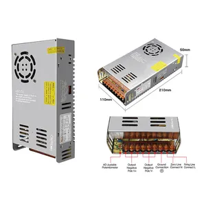 BINAZK 12Vv24v 400w LRS Series Industrial SMPS Switching Power Supply 400watts Manufacturer Of Switching Power Supply