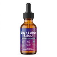 Formule Personnalisée Gouttes Liquides d'Extrait de Safran au Zinc Nutrition Oculaire Avancée Faible MOQ Producteur Professionnel