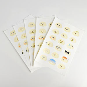 Autocollant personnalisé en vinyle découpé à l'emporte-pièce avec logo d'entreprise, motifs mignons de dessins animés, autocollant en papier auto-adhésif imperméable avec émoticônes, découpe Kiss Cut - Product Image 5