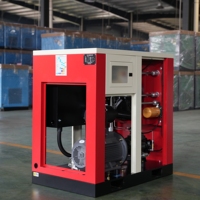 Compresseur d'air à vis rotatif PM VSD à faible bruit, haute efficacité, 10HP, 15HP, 20HP, 30HP, 100HP, avec sécheur d'air