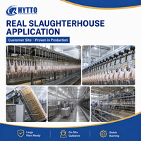Équipement d'abattage de poulets de grande capacité pour une utilisation fiable capable de produire 2000 à 15000 poulets par heure avec certification CE