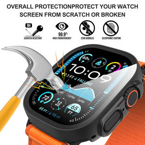 Coque de protection intégrale en PC rigide de qualité supérieure personnalisée en usine avec verre trempé pour Apple Watch Ultra 3/4 49 mm - Product Image 5