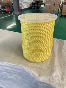 Dây Thừng Xoắn 3 Sợi PP PE Cường Độ Cao Dây Nhựa <span class=keywords><strong>1</strong></span>/<span class=keywords><strong>2</strong></span> "X 600" Màu Vàng - Product Image 3