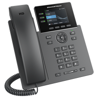 Teléfono IP POE de 3 Líneas de Grado Operador Grandstream GRP2611G con Configuración sin Contacto para Uso Empresarial, Financiero o Doméstico
