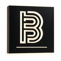 Enseigne lumineuse LED personnalisée GOZONE, enseigne en métal découpé, boîte à lumière murale, enseigne lumineuse pour devanture de magasin, logo de boutique