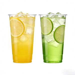 Vasos de Plástico de 16 oz con Tapas, Transparentes, Personalizados, Desechables, de Doble Pared, PET, 90 mm de Diámetro, para Llevar, 300 ml, Impresión UV - Product Image 6