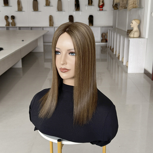 Ready to Ship YF-2346 #SBB 5x6.5 Virgin Russian Hair Loss Silk Base <b>Toupee</b> Closure - Product Image 1