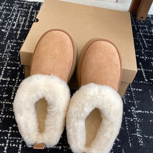 Botas de Nieve de Invierno de Alta Calidad, Transpirables, Unisex, con Forro de Piel, Parte Superior de Piel de Oveja, Plataforma de Moda - Product Image 4