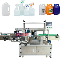 Machine d'étiquetage pour bouteilles plates, bouteilles rondes, canettes, applicateur d'étiquettes pour boissons, imprimante d'étiquettes pour emballages cosmétiques, machine à autocollants