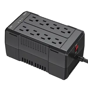 Yeni 1000VA 2000VA Regulador De Home je 8 Outlet dalgalanma koruması ev ofis aletleri için AVR otomatik voltaj regülatörü