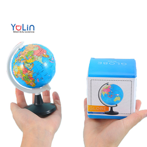 Globo Terráqueo, Globo de la Tierra, Mapa del Mundo, Educación Geográfica, Material de PVC Colorido, Educación Escolar Primaria, Hogar - Product Image 1