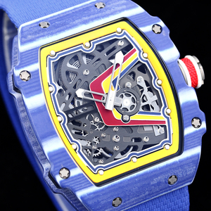 Reloj Mecánico Automático Tourbillon de Lujo 6702, Ultrafino, Edición Limitada, de Fibra de <span class=keywords><strong>Carbono</strong></span> para Hombre, Ideal para Negocios - Product Image 6
