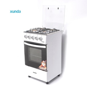 Xunda - Cocina de Gas Independiente con <span class=keywords><strong>Horno</strong></span> Integrado de 500 mm, Color Blanco, 4 Quemadores de Gas, Precio Económico - Product Image 4