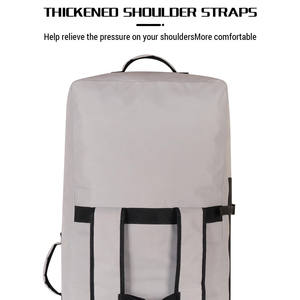 Échantillon gratuit, logo personnalisé, design rembourré en mousse, sac de transport pour planche de surf longue, voyage en plein air, plage, voyage, sac de jour - Product Image 4