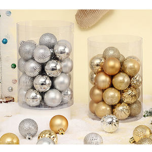 SHUANGYUAN Hochwertige Weihnachtsbaum-Ornamente Anhänger Dekorationen Weihnachtskugel-Set Christbaumkugeln - Product Image 2