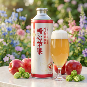 Tienda Oficial: Cerveza Artesanal China Híbrida Kingstar <span class=keywords><strong>Apple</strong></span>, 1L*6 Latas, Pasteurizada Ligera, 4.1% ABV, Frutas y Vegetales - Product Image 6