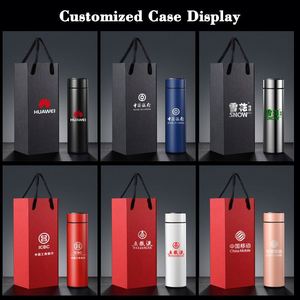 XDH226 Customized Logo 500ml Temperature Display Smart Thermos LED <b>Flasks</b> Vacuum Insulated <b>Drink</b> Bottle Gift Box for Promotion - Product Image 2