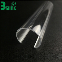 Abat-jour en acrylique transparent moderne Bming, couvercles de lampe anti-explosion, profilés PMMA