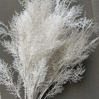 O-210 Großhandel Weiße Nebelblume 6 Zweige Dekorative Künstliche Frostgras Hängende Nebelblume Plastik Kunstpflanzen