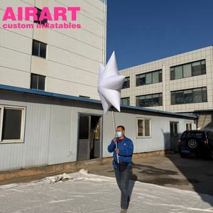 Marioneta Inflable de Estrella Blanca, Disfraz de Estrella Inflable para Fiestas - Product Image 3