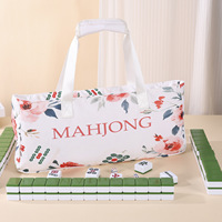 Sac de rangement pour mahjong américain de luxe moderne, en tissu Oxford imperméable, portable, grande capacité, unisexe, plusieurs couleurs disponibles
