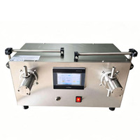 Machine de remplissage semi-automatique Zhongjie 12L à double tête avec pompe à engrenages magnétique et entraînement servo-impulsion de haute précision