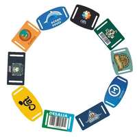 Meistverkauftes PVC RFID NFC Armband Karte T5577 EM4305 Chip Mini-Tag Wasserdicht für Geschäft, Hotel, Mitgliedschaft, Zahlung, Zugangskontrolle
