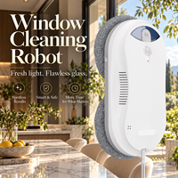 Robot de nettoyage de vitres professionnel pour le nettoyage des vitres de bâtiments de grande hauteur, nettoyeur automatique avec forte aspiration, OEM ODM