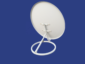 10年 + 耐錆性Kuバンド60x 65cm耐久性のある屋外スチール衛星皿テレビアンテナ - Product Image 2