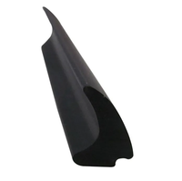 Xinhong XHMC-PVC Bande d'étanchéité souple en PVC en forme de D, étanche et insonorisante, pour joints de portes et fenêtres