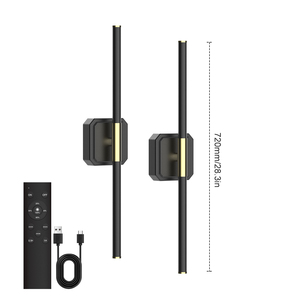 Luz de <span class=keywords><strong>pared</strong></span> con control remoto, lámpara Led recargable con <span class=keywords><strong>pilas</strong></span>, sin cableado para dormitorio, uso de luz nocturna, certificación UL ETL - Product Image 3