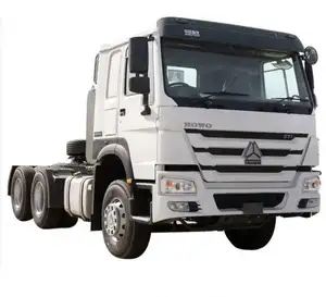 Ağır HOWO euro2 hidrolik 6x4 kullanılan traktör kamyon 371hp motor satılık mühendislik özel amaçlı araçlar