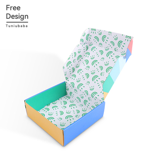 무료 디자인 맞춤 골판지 우편물 종이 상자 배송 - Product Image 2