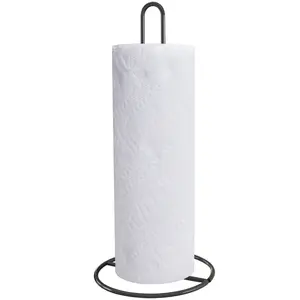 आसान आंसू Countertop खड़े हो जाओ पेपर रोल धारक धातु कागज तौलिया मशीन के लिए रसोई घर की मेज