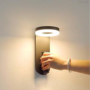 Lámpara de Pared Moderna y Sencilla de Hierro con Foco LED Regulable, Pantalla Blanca, Iluminación para Sala de Estar - Product Image 2