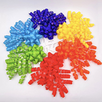 Nouvel Arrivage – Ensemble de Rubans Pailletés Couleurs Printanières en PP Brossé, Nœuds Cadeaux Auto-Adhésifs pour Mariage, Anniversaire, Halloween, Décoration Florale