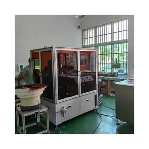 Máquina de serigrafia cilíndrica automática completa de 2024 para impressão de tela de tubo cosmético de brilho labial
