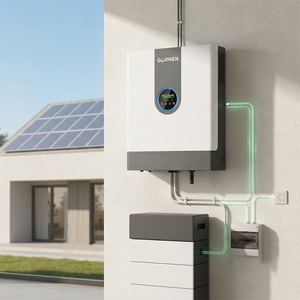 Inversor solar híbrido monofásico de bajo voltaje con MPPT integrado para sistema de almacenamiento solar con batería de litio de bajo voltaje apilable para el hogar - Product Image 5