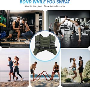 Hot Selling Customizable Neoprene Chest <strong>Weight</strong> <strong>Vest</strong> Adjustable Running <strong>Exercise</strong> Fitness Training Gear - Product Image 6