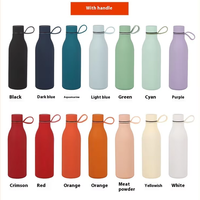Logo personnalisé 17oz Gobelet portable isolé en acier inoxydable peinture en caoutchouc étanche Design classique pour le voyage et le camping