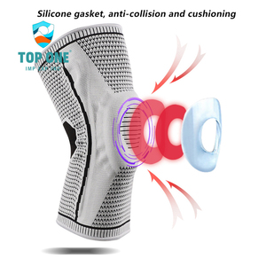 Top One haute qualité sangle réglable Compression genouillère Flexible genou manchon soutien soulagement de la douleur protection coude genouillères - Product Image 3