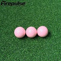 Lot de 2 balles de golf Tour en Surlyn, surface brillante, compression 85, couleur rose nacré, balles de compétition, logo personnalisé, OEM disponible