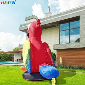 Kleurrijke Gigantische Opblaasbare Vogel Model Opblaasbare Papegaai Opblaasbare Decoratie Hoge Kwaliteit Gedrukt Geschikt Voor Evenement Promotie - Product Image 4